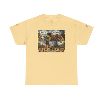 Humbly Comic Interview Panel Tee — Humbly Graphic T-Shirt