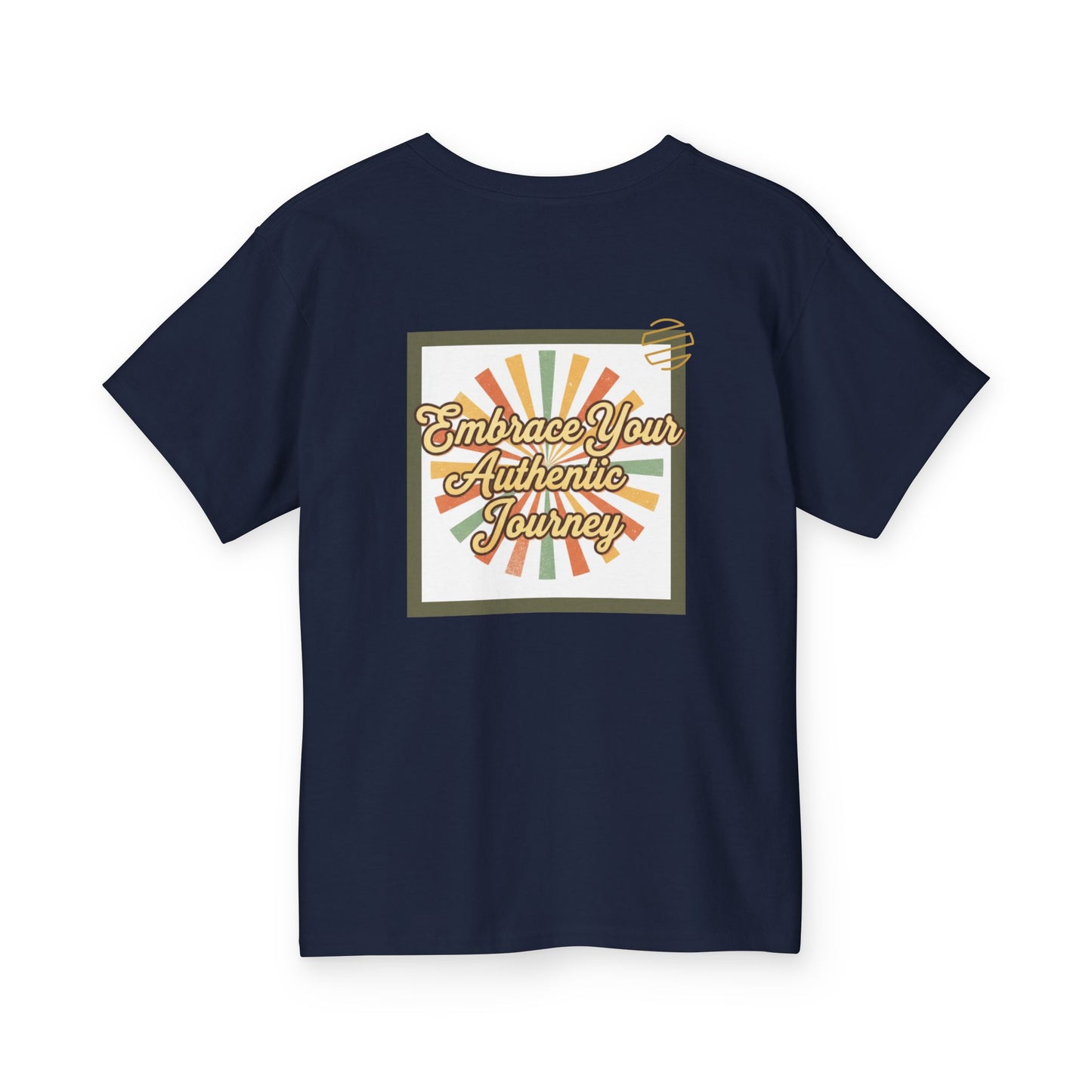 Youth Tee — "Embrace Your Authentic Journey" Retro Graphic