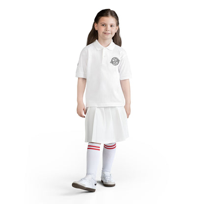 Youth Polo Shirt with 'Original' Vintage Stamp Logo — Kids School Uniform / Casual