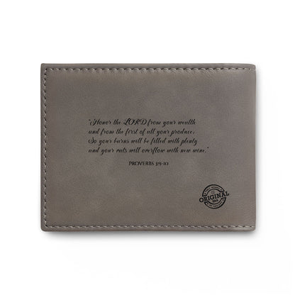 Covered Wagon Silhouette Bi-Fold Wallet