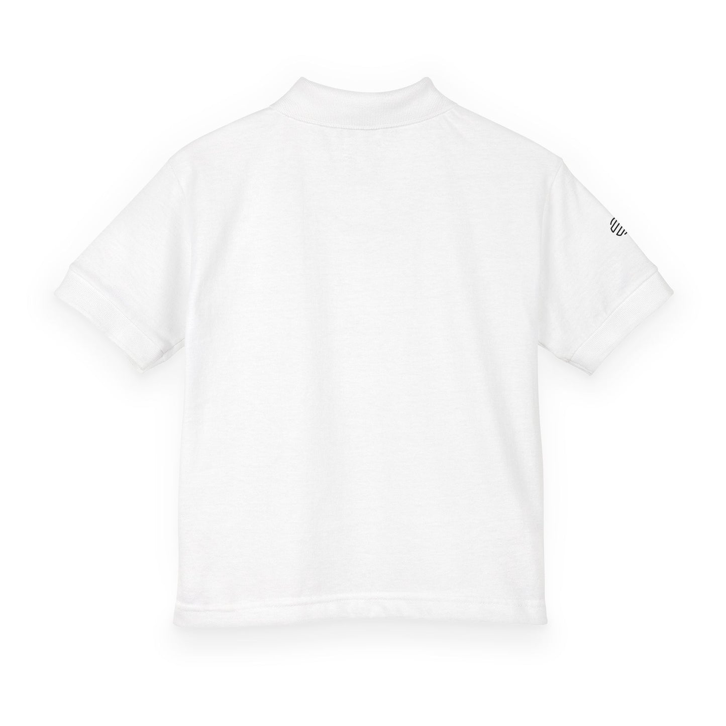 Youth Polo Shirt with 'Original' Vintage Stamp Logo — Kids School Uniform / Casual