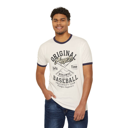 Baseball Ringer T‑Shirt — "Original Players" Vintage Athletic Tee