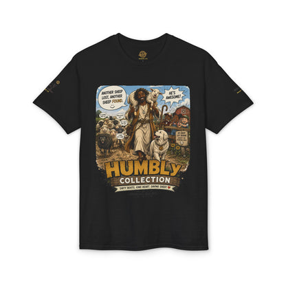 Lost & Found Sheep Graphic T-Shirt — “God Has My Back” Humble Collection