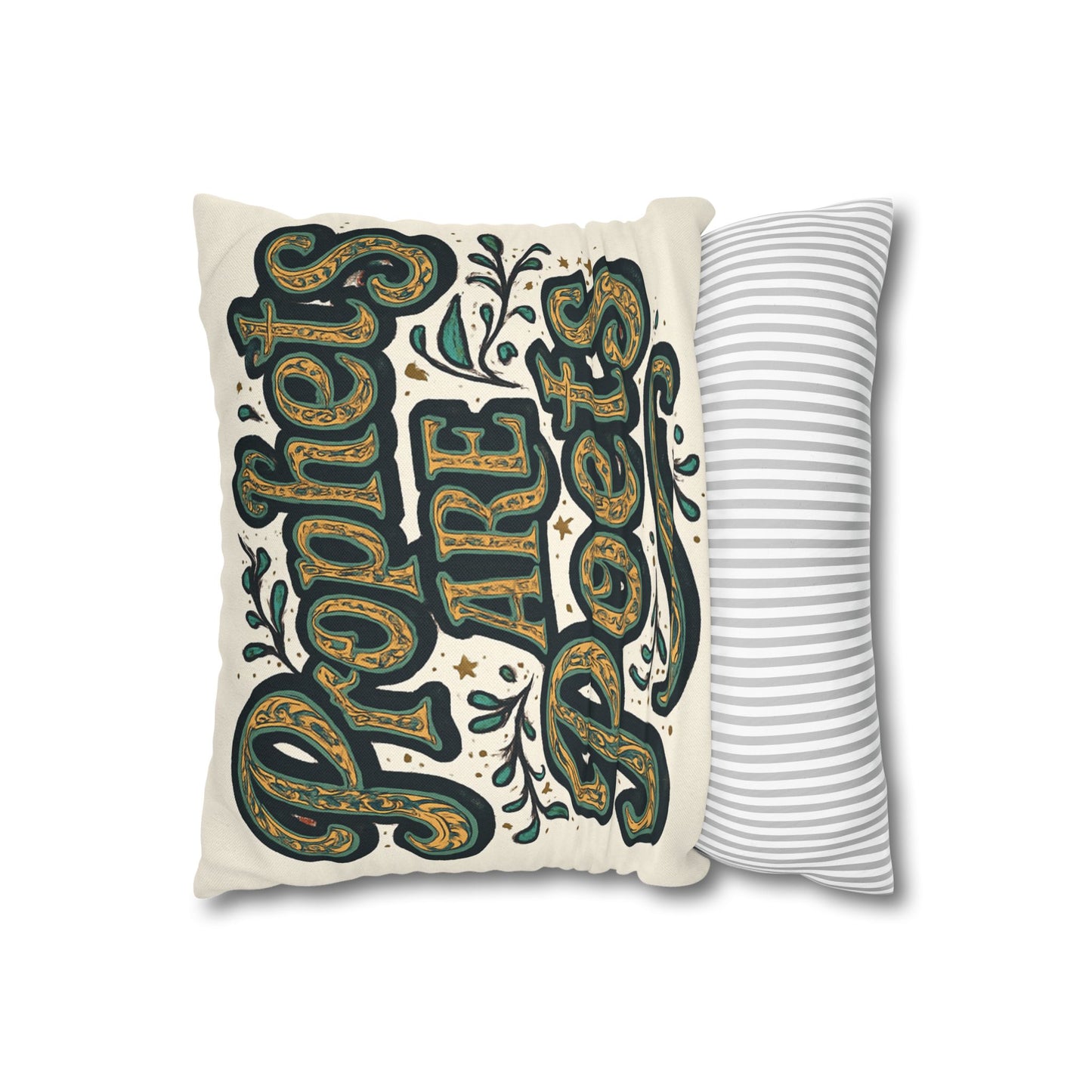 Prophets Are Poets Decorative Pillowcase — Inspirational Quote Throw Pillow