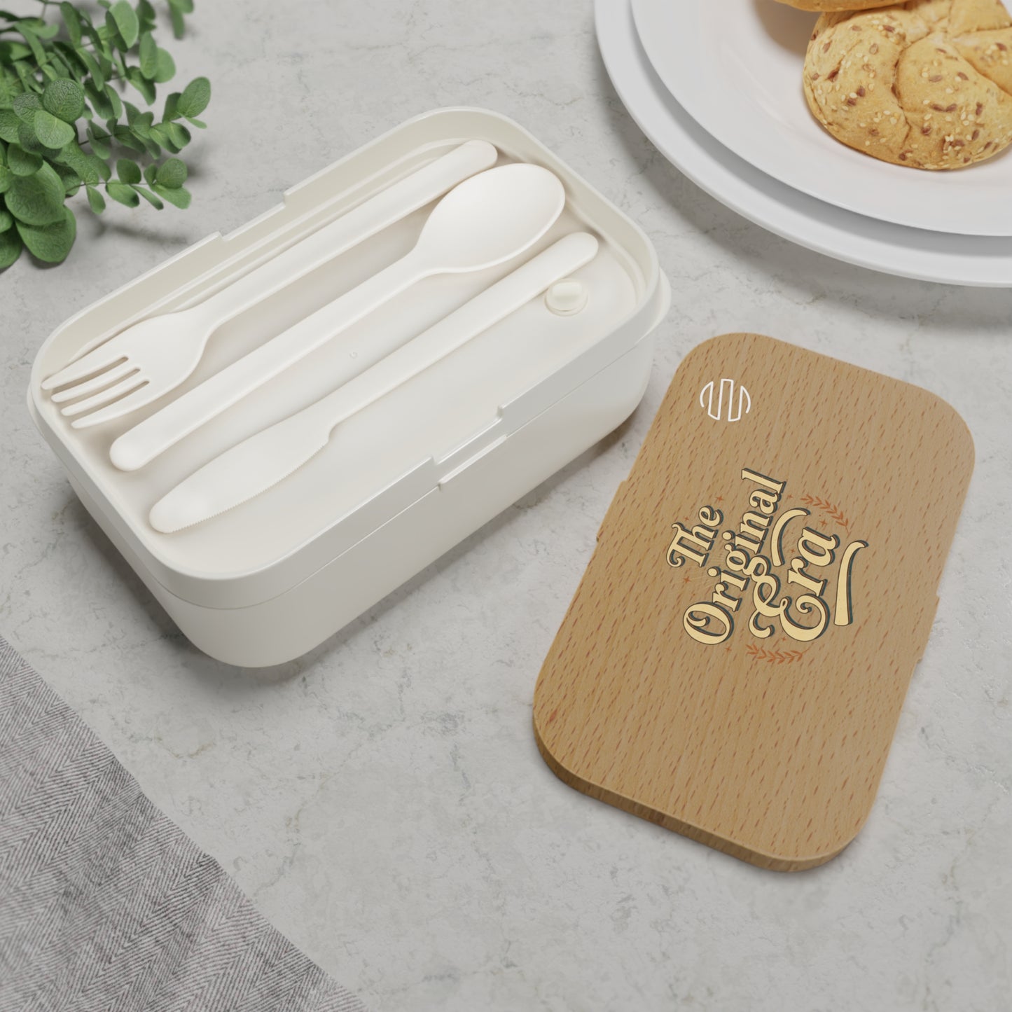 "The Original Era" Wood-Effect Eco Bento Lunch Box