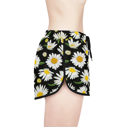 Daisy Relaxed Shorts — Women's Floral Lounge & Beach Shorts