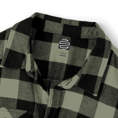 Original Era Plaid Flannel Shirt — Vintage Logo Back