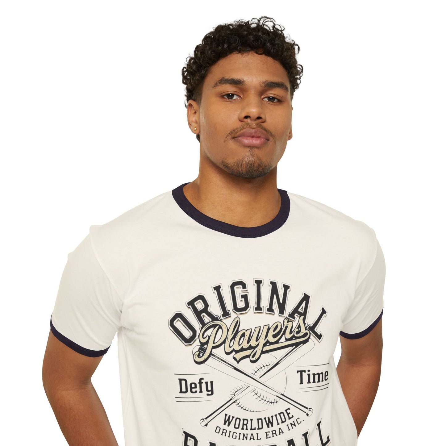 Baseball Ringer T‑Shirt — "Original Players" Vintage Athletic Tee