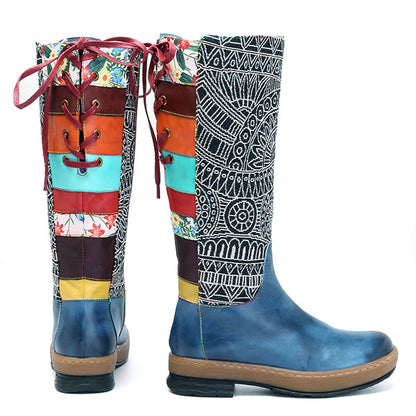 Handmade Genuine Leather Bohemian Long Boots