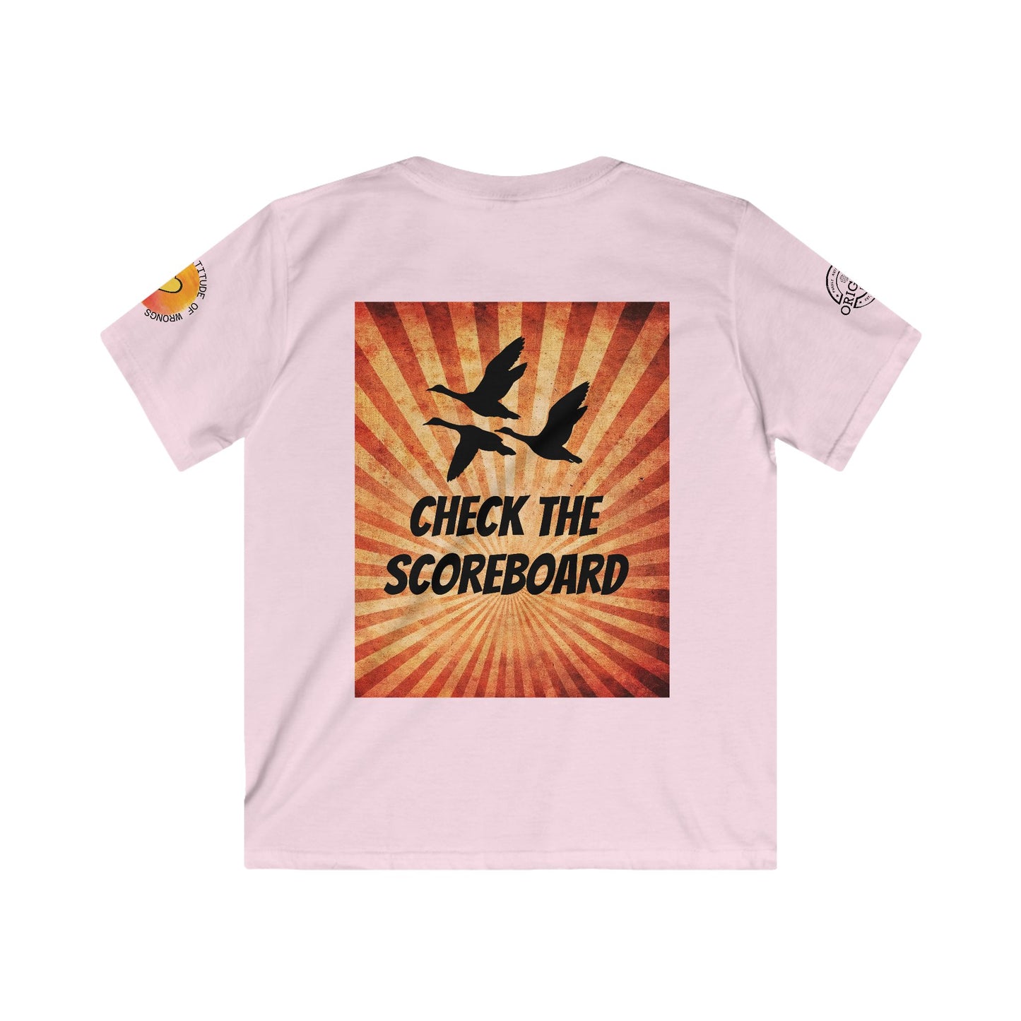 Kids Christian T‑Shirt — "Jesus Already Won / Check the Scoreboard" Graphic Tee