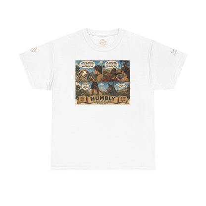 Humbly Comic Interview Panel Tee — Humbly Graphic T-Shirt