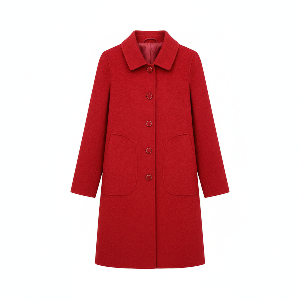Women's Autumn And Winter Woolen Coat