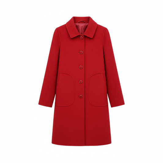 Women's Autumn And Winter Woolen Coat