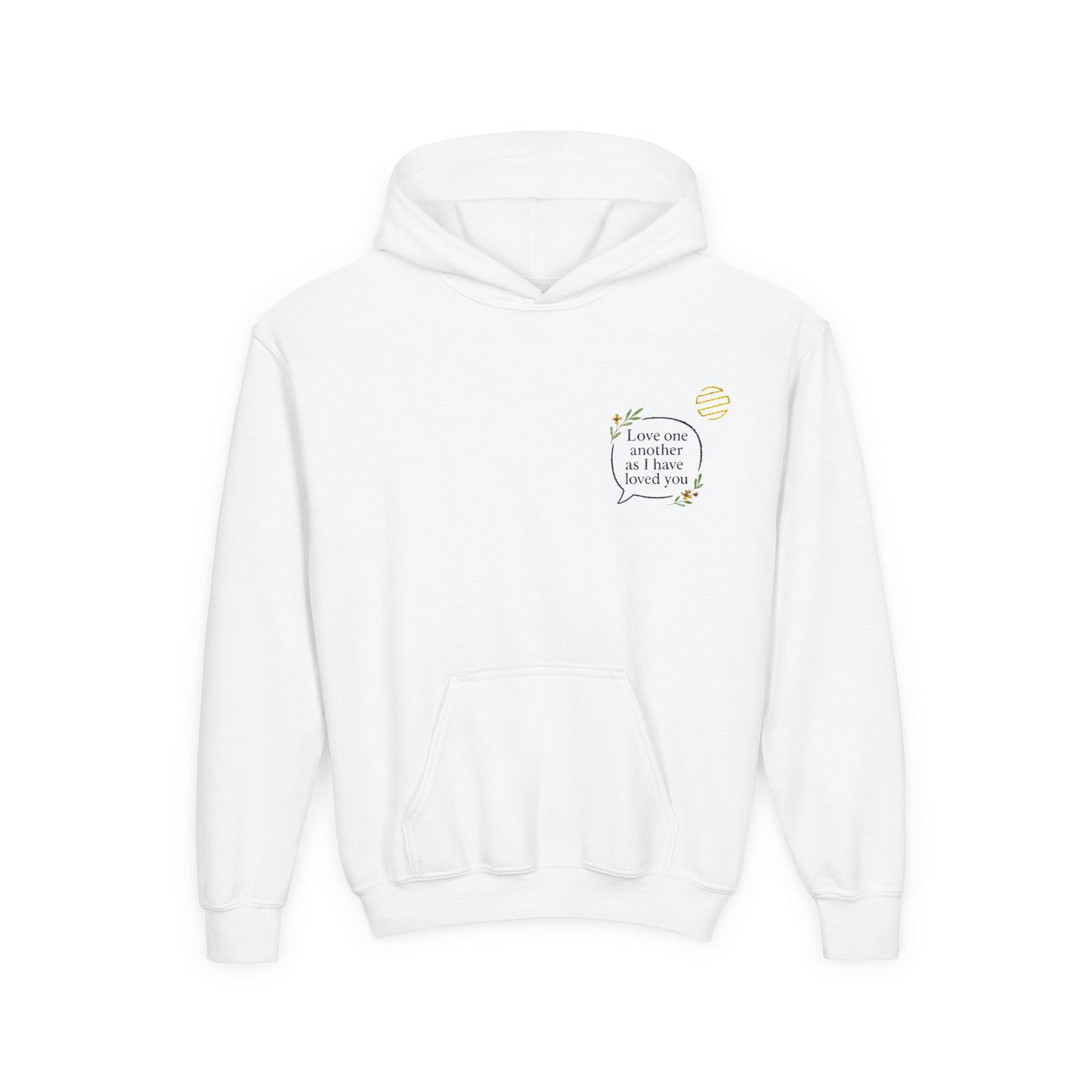 Youth Inspirational Love Quote Cozy Hoodie - Teens