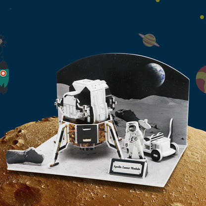 DIY 3D Solar System Paper Puzzle