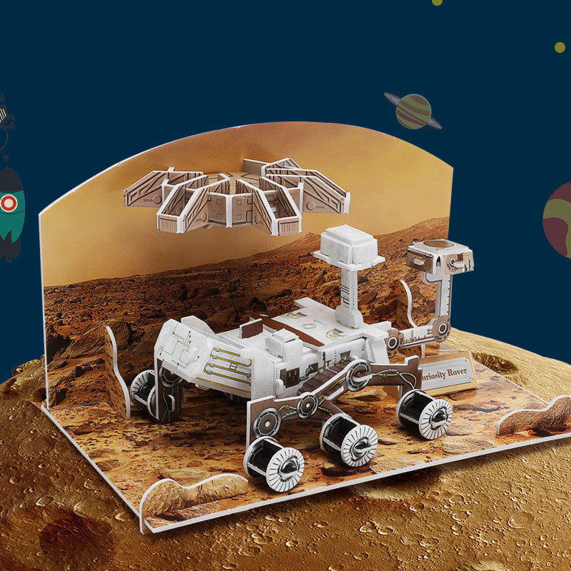 DIY 3D Solar System Paper Puzzle