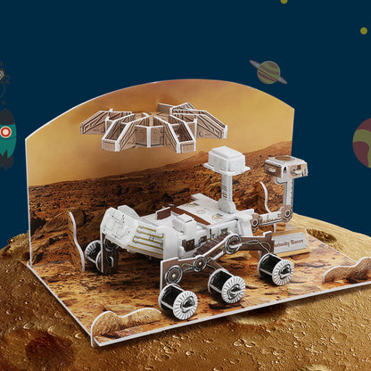 DIY 3D Solar System Paper Puzzle