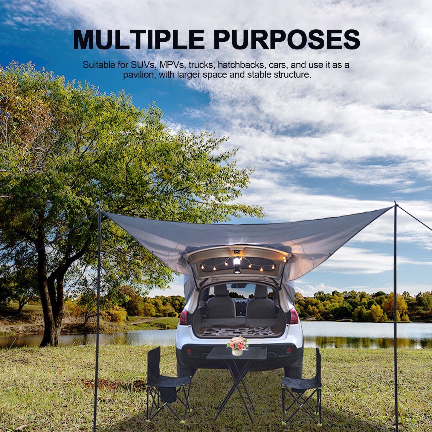 Car & Trunk Camping Tent Canopy