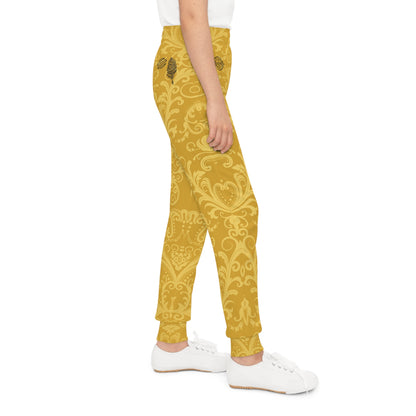 Youth Joggers — Golden Damask "HOPE"