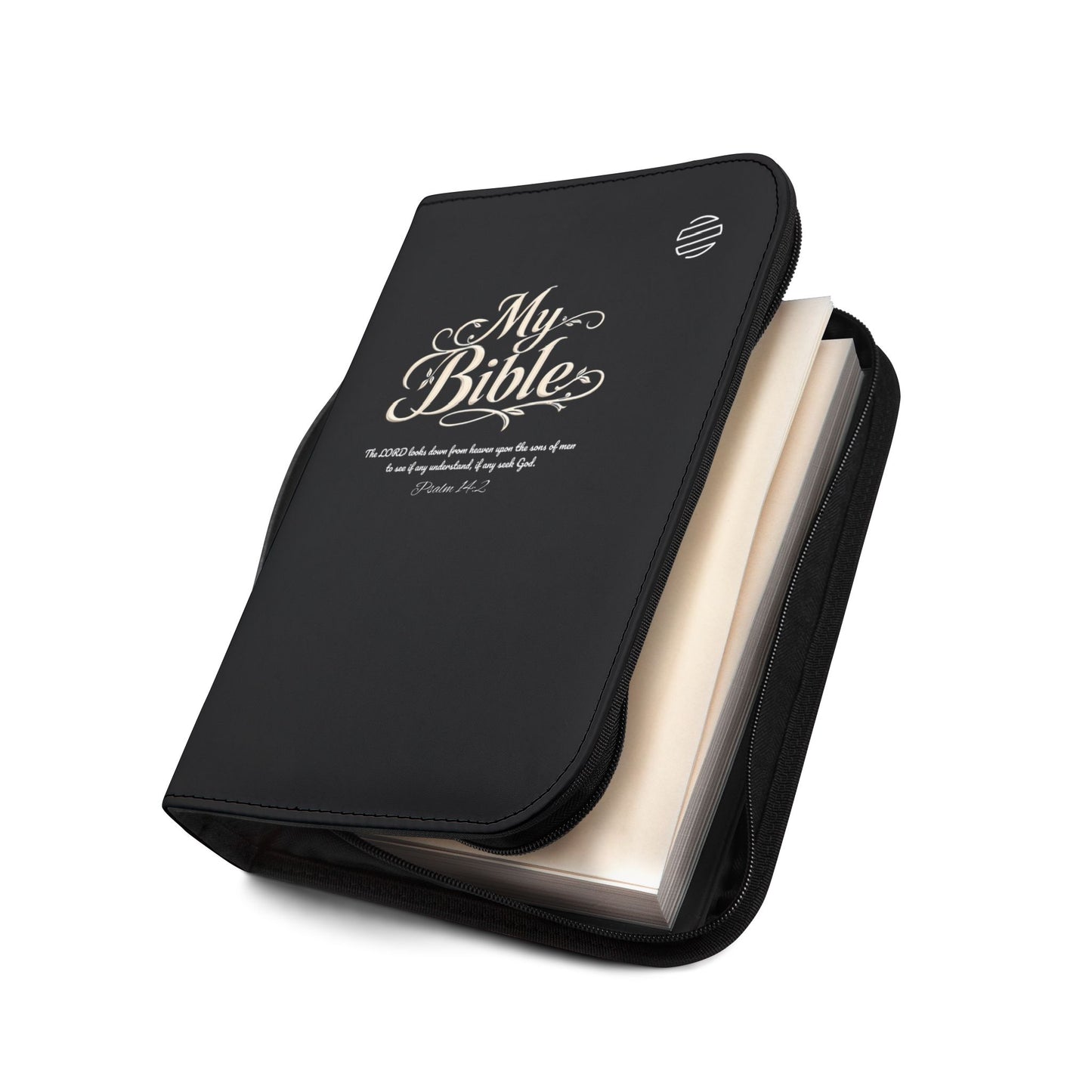 My Bible Zippered Cover — Scripture Verse Protective Case for Bible