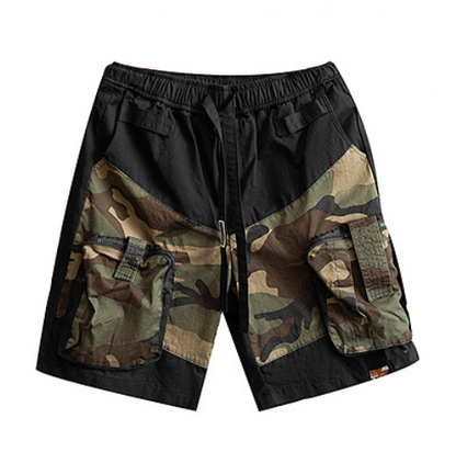 Men's Multi Pocket Camo Cargo Shorts