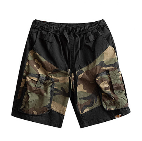 Men's Multi Pocket Camo Cargo Shorts