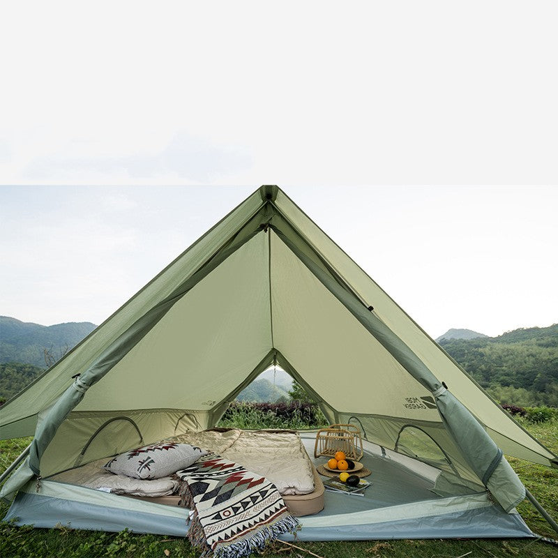 Exquisite Large Luxury Cotton Camping Tent – Spacious, Light, Outdoor Family Tent for Comfortable Camping