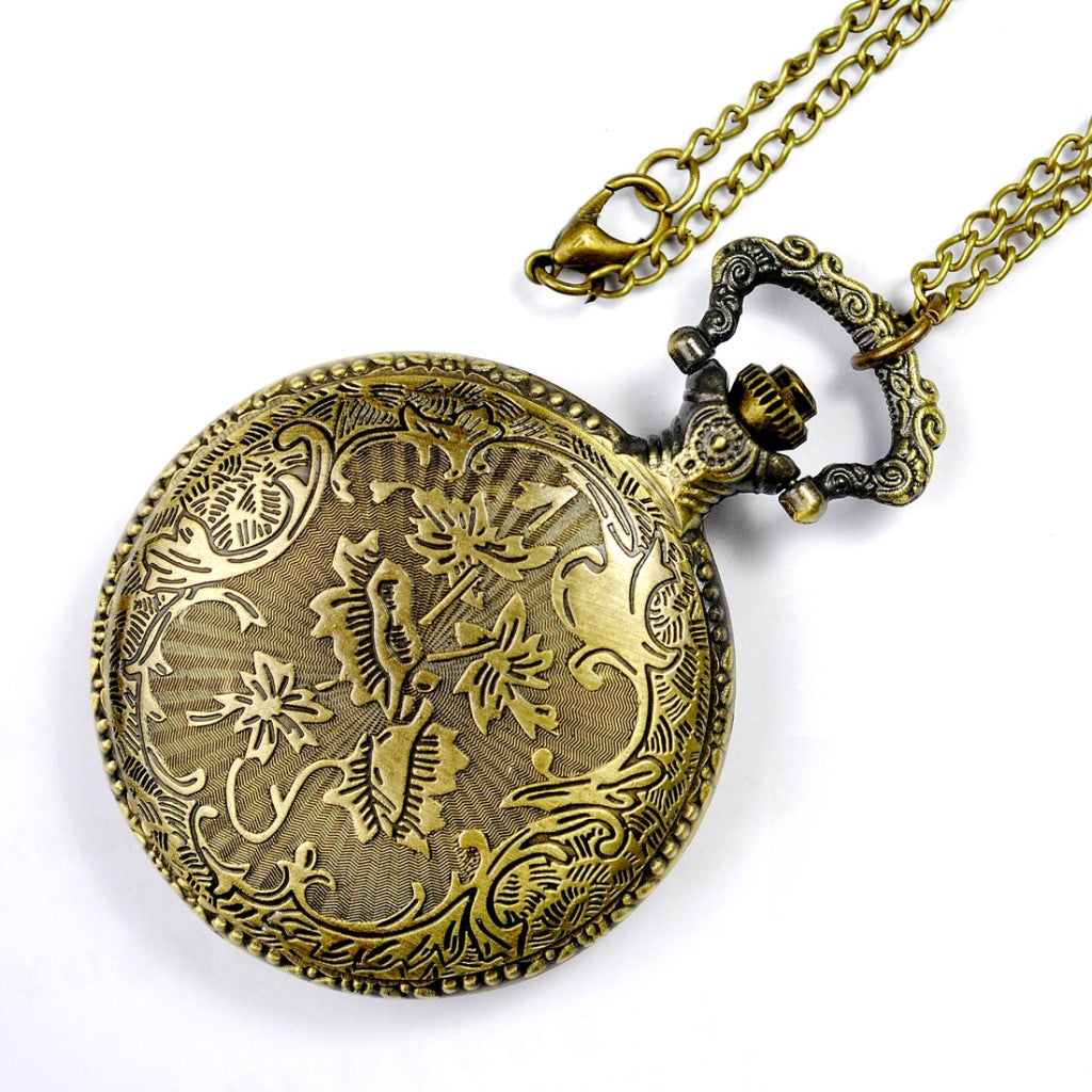 Nostalgic Antique Pocket Map Watch