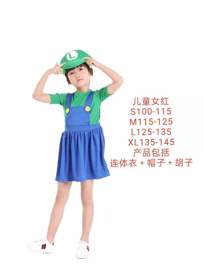 Mario Costume Dressup for Kids & Family