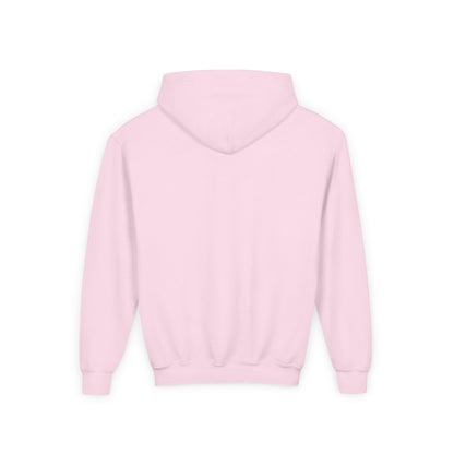 Youth Hoodie — Earth Floral Heart Graphic Kids Sweatshirt