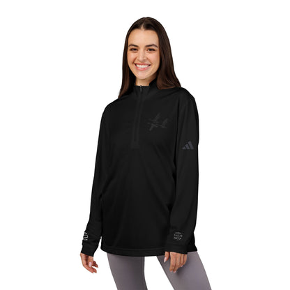 Embroidered Goose Flight Quarter-Zip Pullover