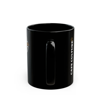 Stylish Black Art Love Coffee Mug