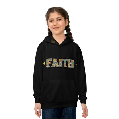 Faith Like Gold Children's Hoodie - Inspirational Kids Faith Sweatshirt