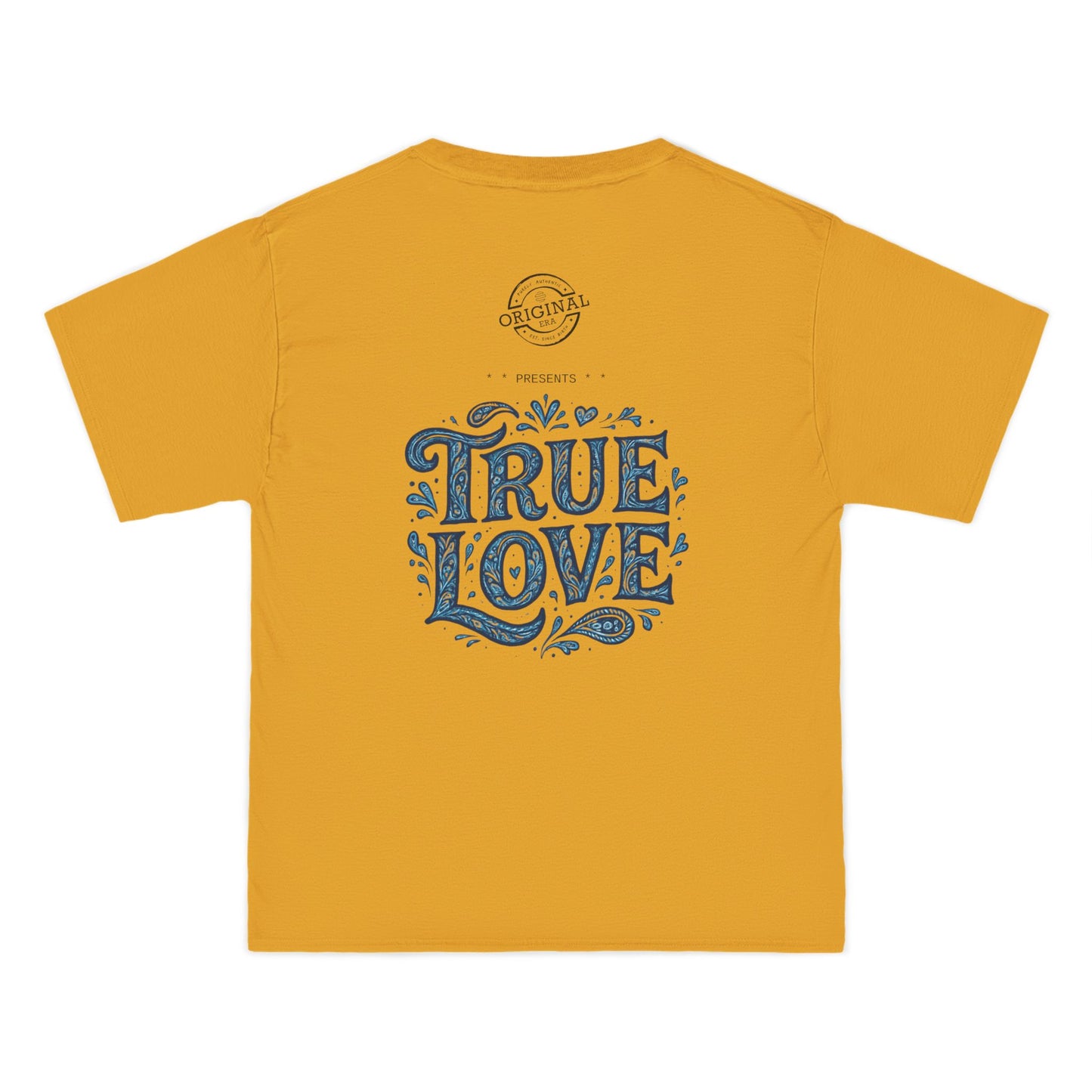 Soulful True Love Portrait T-Shirt — Romantic Couple Graphic Tee