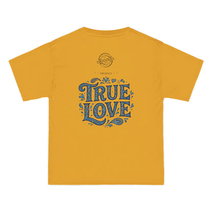 Soulful True Love Portrait T-Shirt — Romantic Couple Graphic Tee