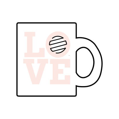 Clear Love Glass Mug