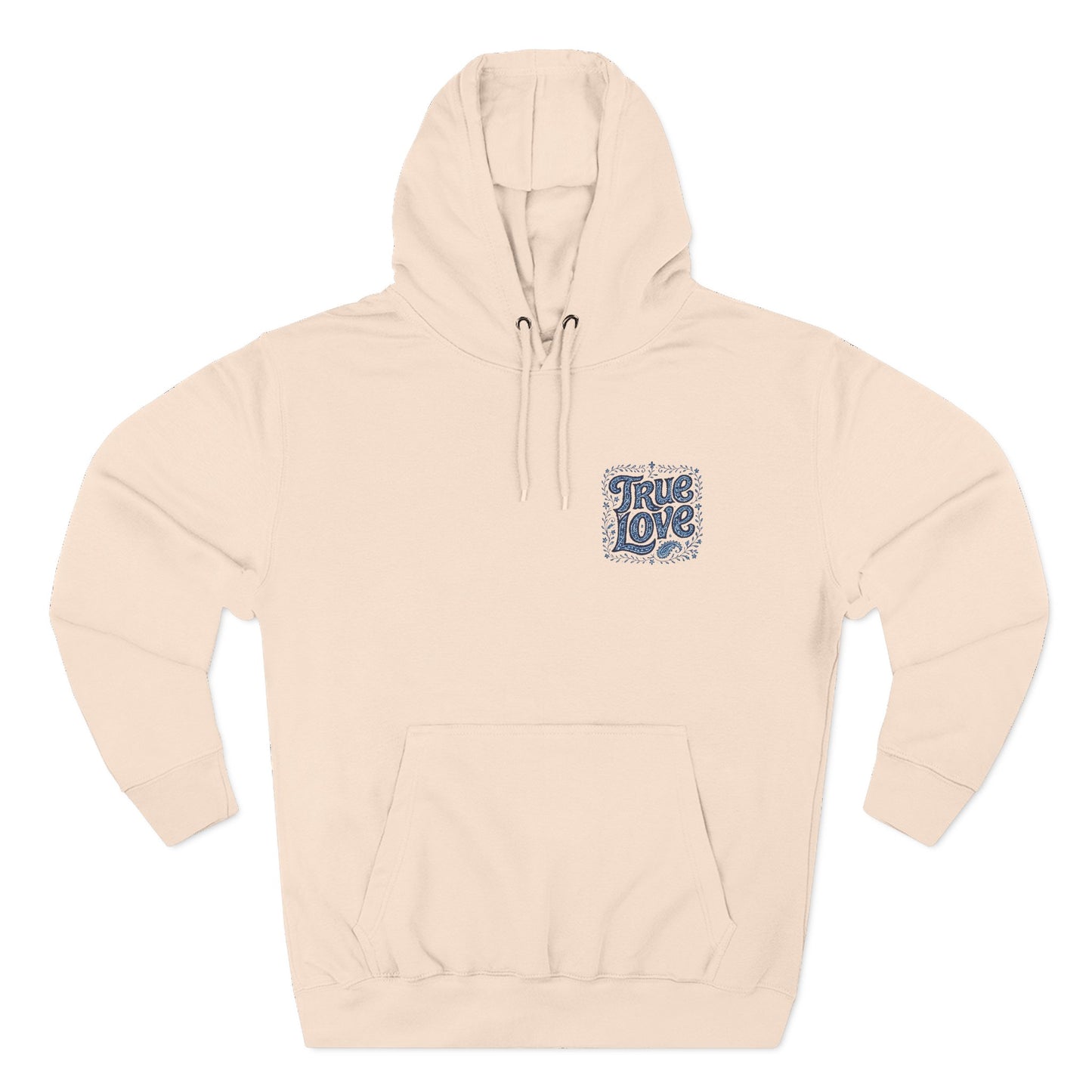 True Love Hoodie — Retro Script Fleece Pullover