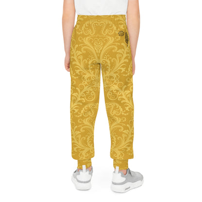 Youth Joggers — Golden Damask "HOPE"