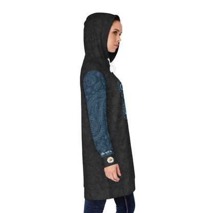 Hoodie Dress — 'True Love' Dove Graphic Cozy Pullover