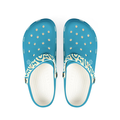 Blue EVA Foam Clogs — Lightweight Waterproof Garden & Beach Shoes