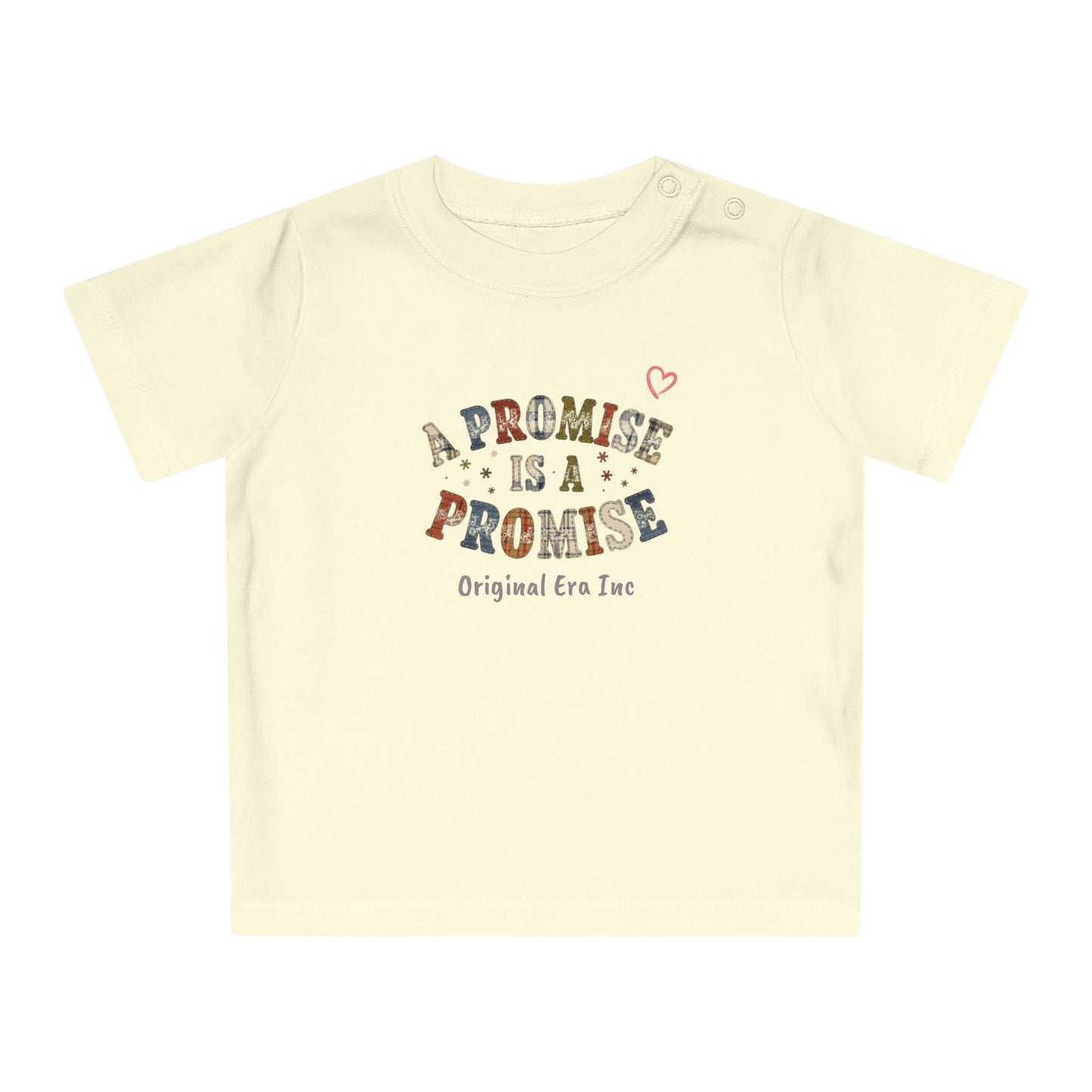 Baby T-Shirt — "A Promise Is A Promise" Vintage Logo Infant Tee