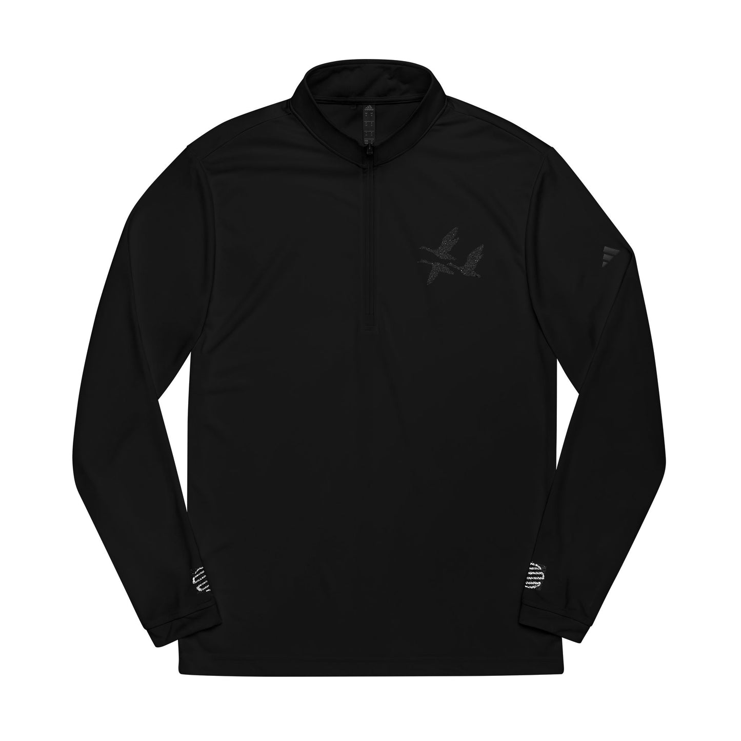 Embroidered Goose Flight Quarter-Zip Pullover