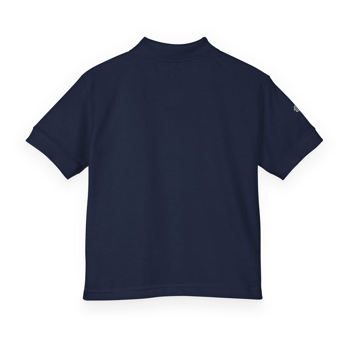 Youth Polo Shirt with 'Original' Vintage Stamp Logo — Kids School Uniform / Casual