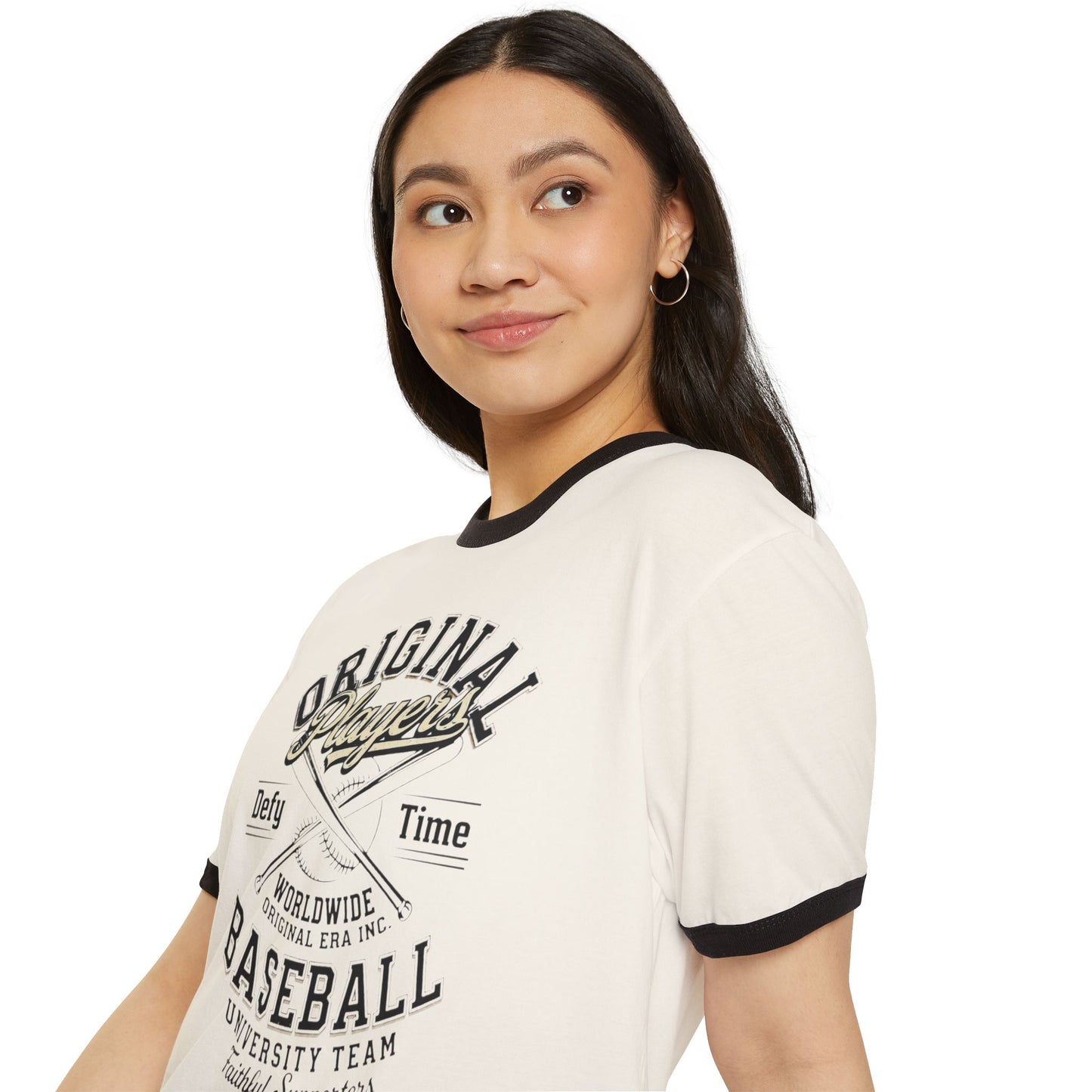 Baseball Ringer T‑Shirt — "Original Players" Vintage Athletic Tee