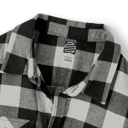 Original Era Plaid Flannel Shirt — Vintage Logo Back