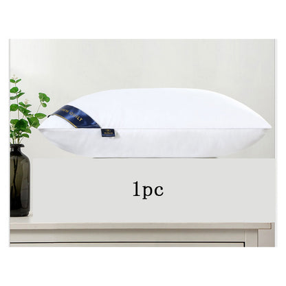 Thickened Velvet Feather Pillow - Machine Washable Core