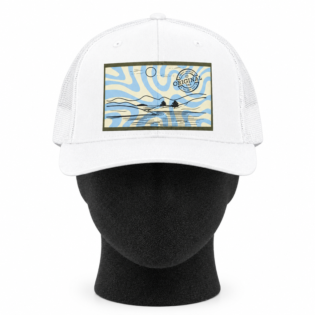 Retro Beach Trucker Hat — 'Original' Surf Patch Cap