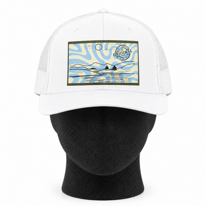 Retro Beach Trucker Hat — 'Original' Surf Patch Cap