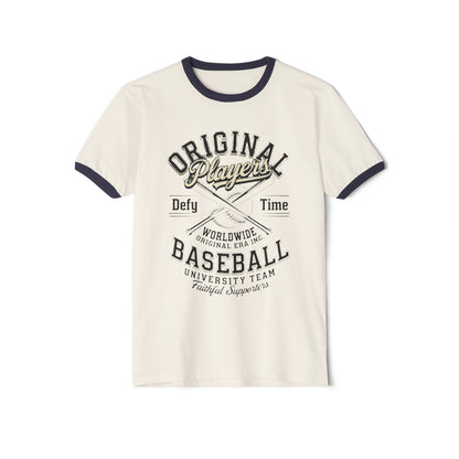 Baseball Ringer T‑Shirt — "Original Players" Vintage Athletic Tee