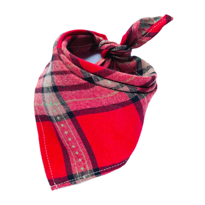 Scottish Plaid Large Baby Bib